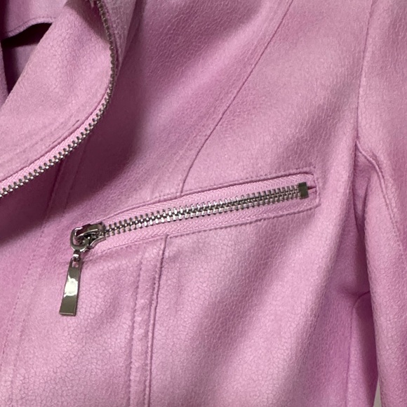 Insight Women's lavender /fuchsia faux suede jacket - Picture 11 of 11